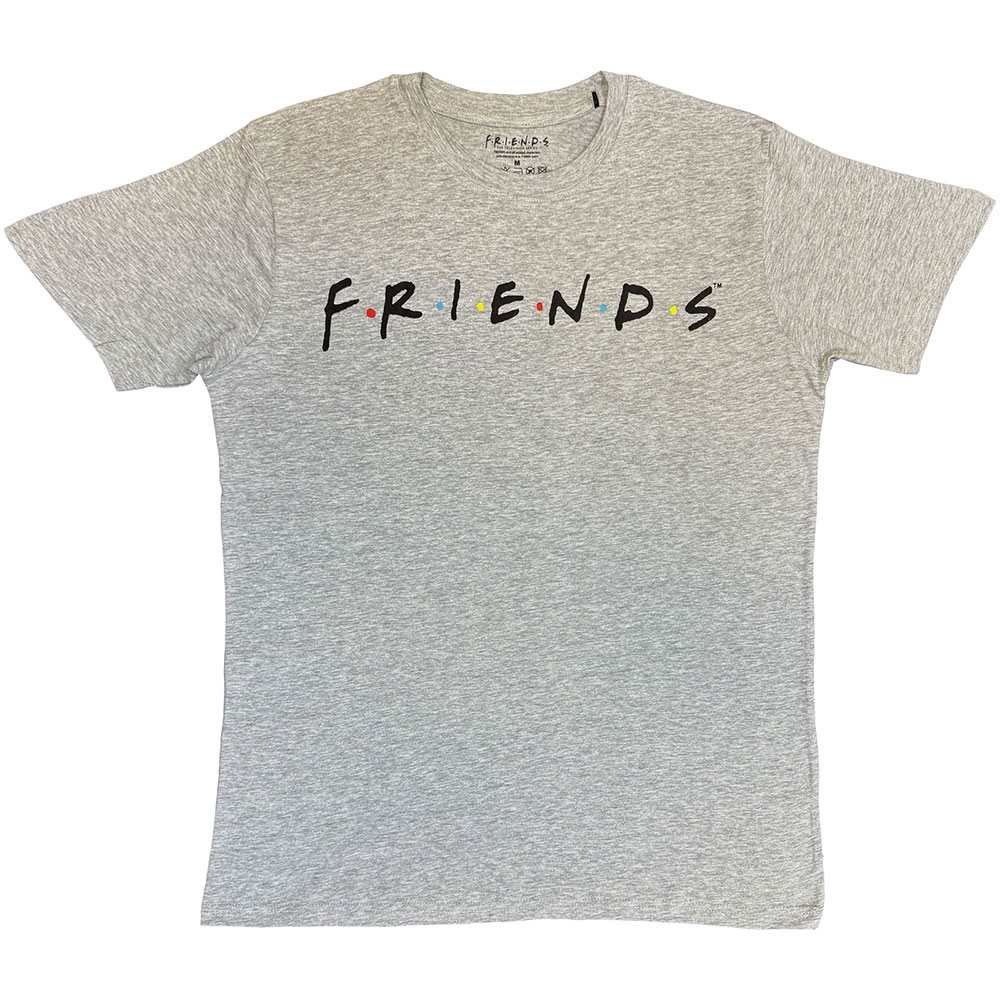 Friends - Logo Heren Tshirt - Grijs
